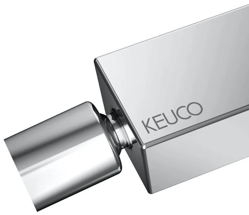 KEUCO Edition 90 Square páková batéria bidetová s odtokovou súpravou s tiahlom, chróm, 59109010000