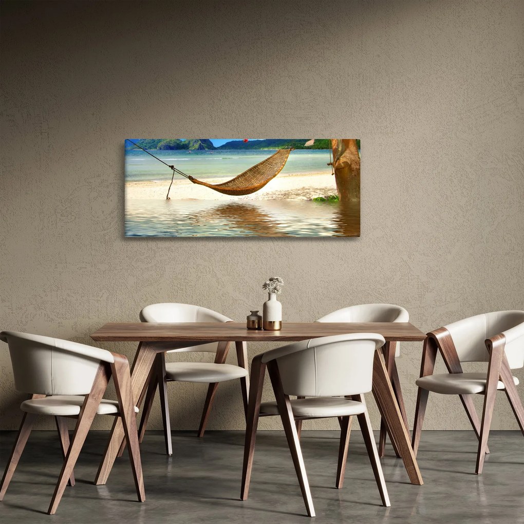 Obraz - Relax na pláži (120x50 cm)