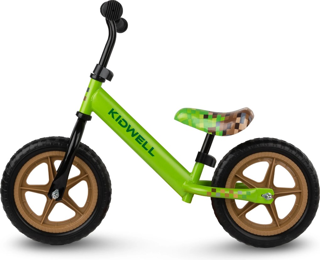 Kidwell Rebel odrážadlo pre deti 80–120 cm – ľahké 2,64 kg, EVA 28 cm, oceľový rám