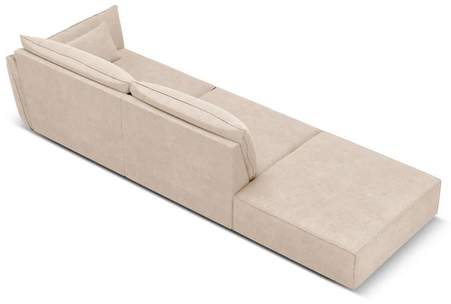 Béžová leňoška (pravý roh) Vanda – Mazzini Sofas