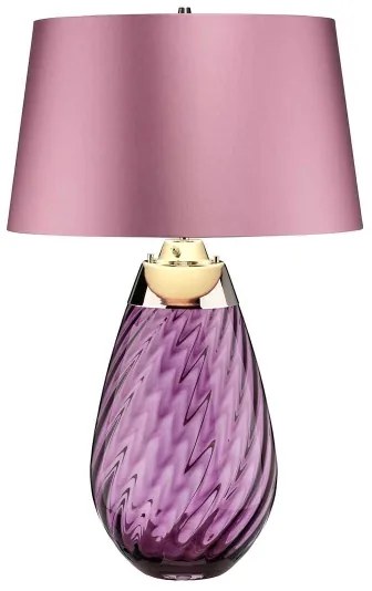 Elstead LENA-TL-L-PLUM - LED Stolná lampa LENA 1xE27/40W/230V 74 cm ružová