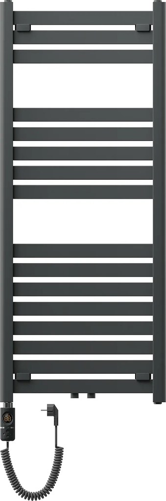 Mexen Uran, elektrické vykurovacie teleso 1200 x 500 mm, 600 W, antracitová, W105-1200-500-2600-66