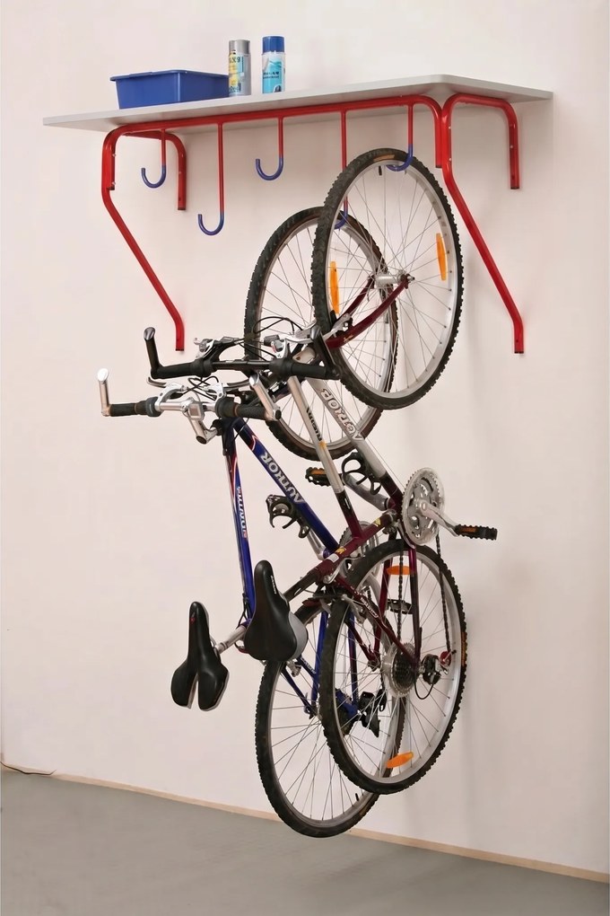 Vešiak na bicykle na stenu, 5 miest
