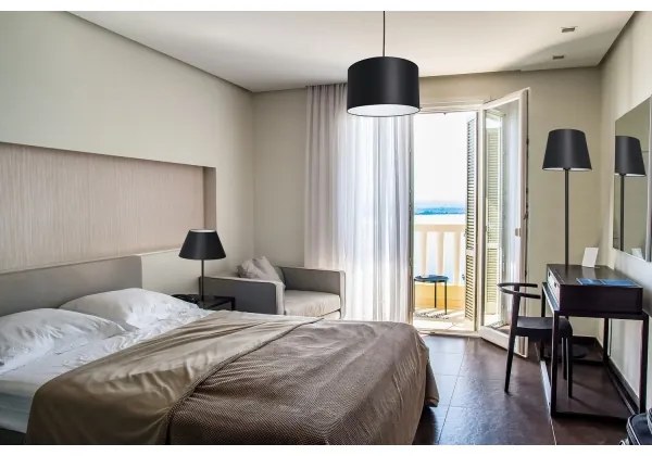 Stojacia lampa ARDEN 1xE27/60W/230V čierna/biela