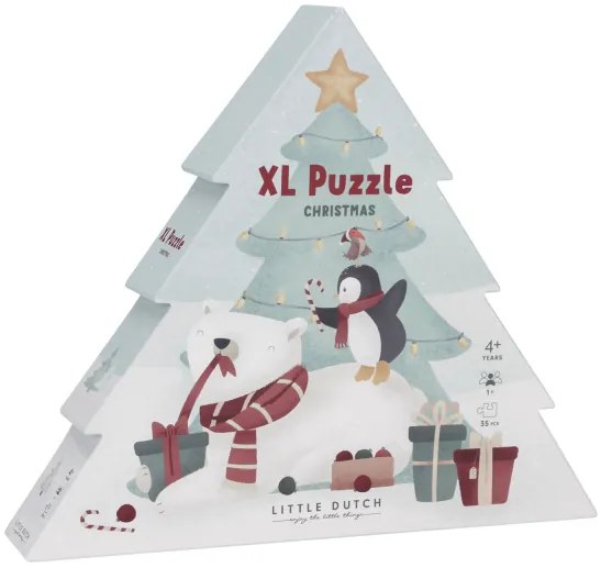 Little Dutch Puzzle vianočné XL 35ks