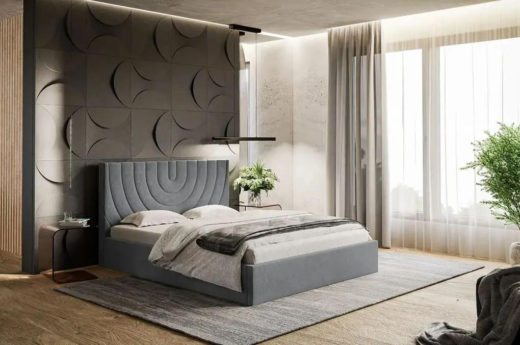 Čalúnená manželská posteľ FATIMA 160 x 200