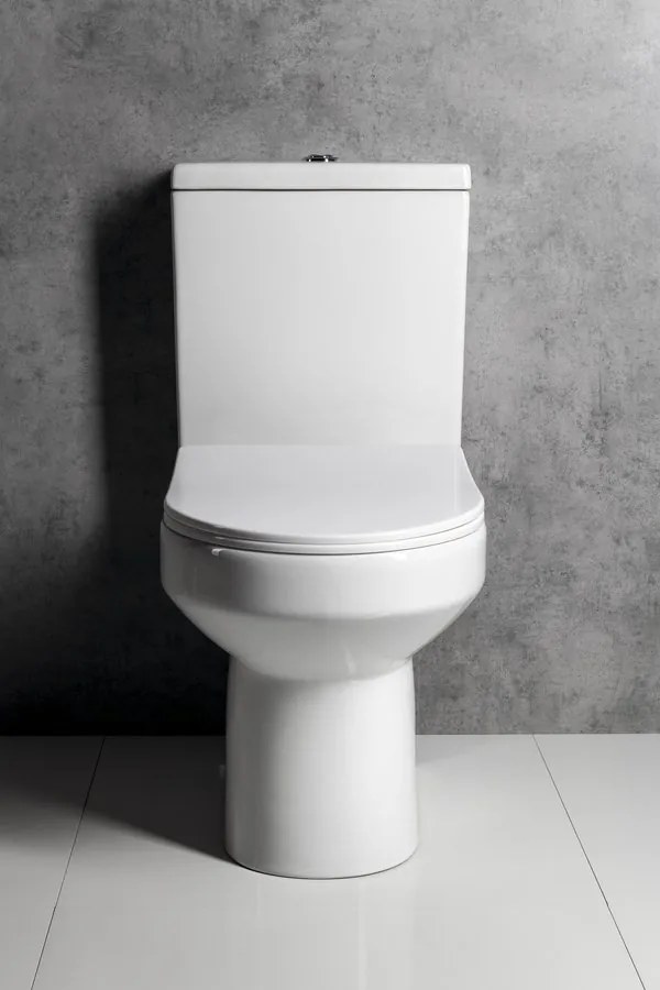 Aqualine, VERMET WC kombi mísa, spodný/zadný odpad, biela, VR038