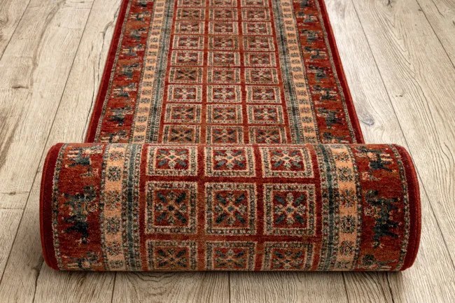 Behúň KASHQAI 4301/300 terakota / zelený