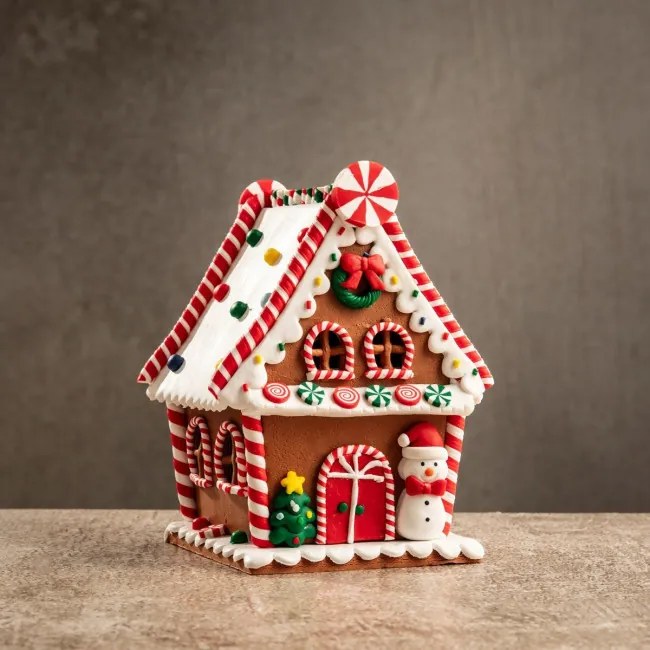 LED domček LIZZY perníkový 713798