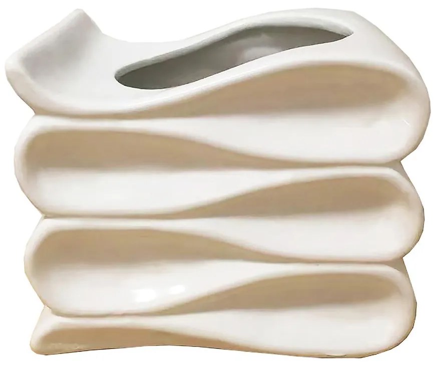 Kvetináč YS44172S ceramic 14x12x11,5 White