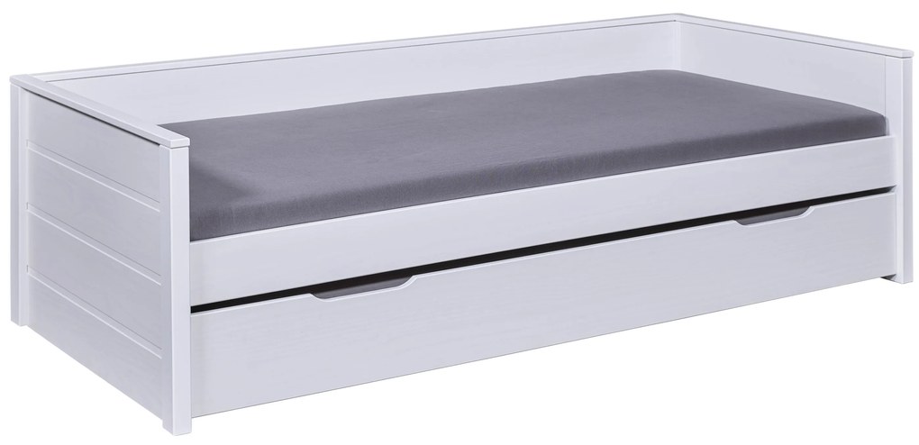 Inter Link Detská výsuvná posteľ Dream the Future, 90 x 200 cm (biela) (100394227)