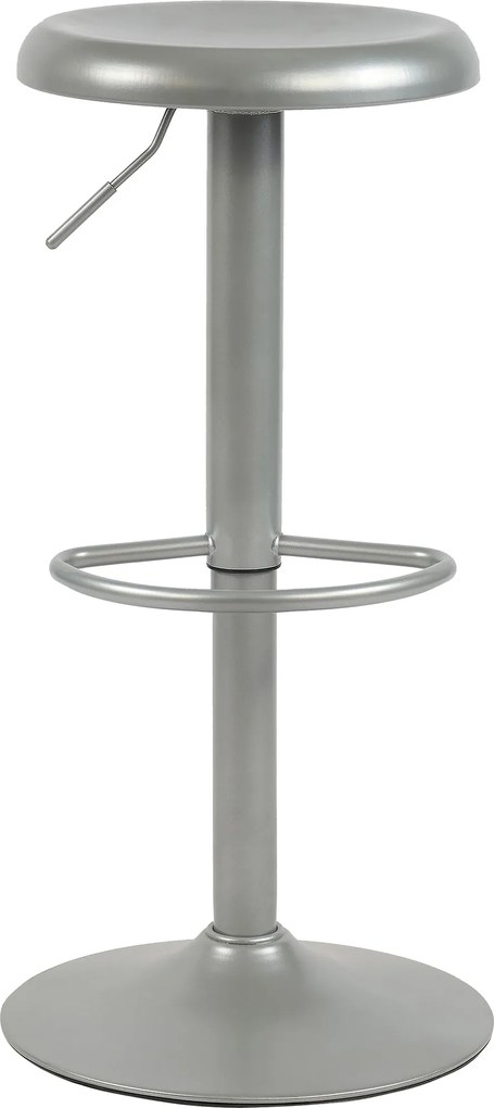 Barová stolička Williston - strieborná