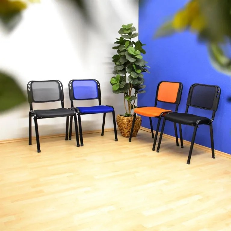 Garthen 38253 Stohovateľná kongresová stolička - sivá