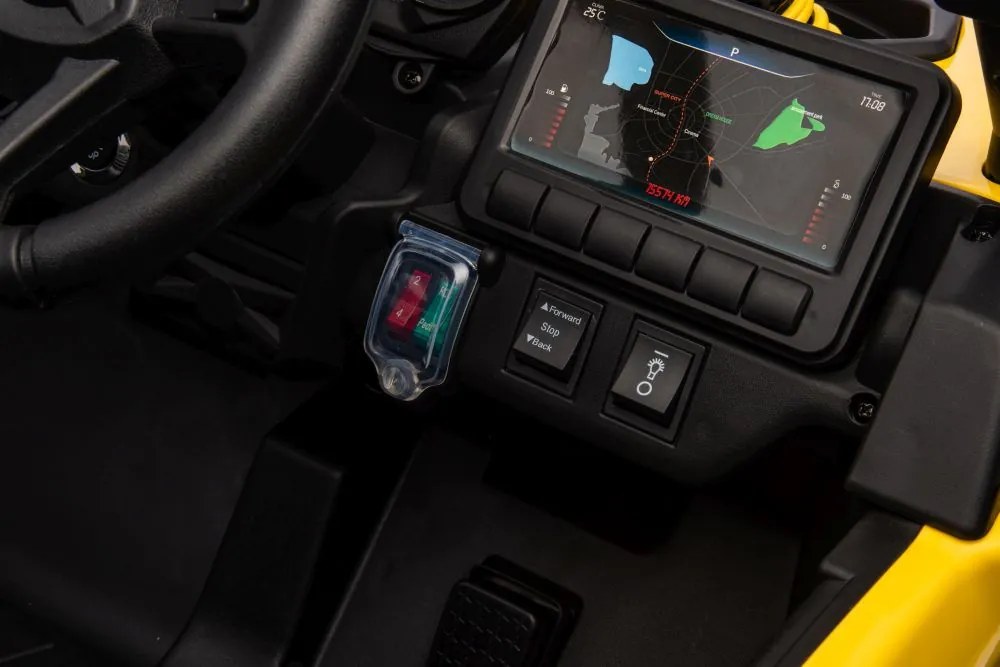 LEAN CARS Elektrická bugina Can-am DK-CA003 žltá