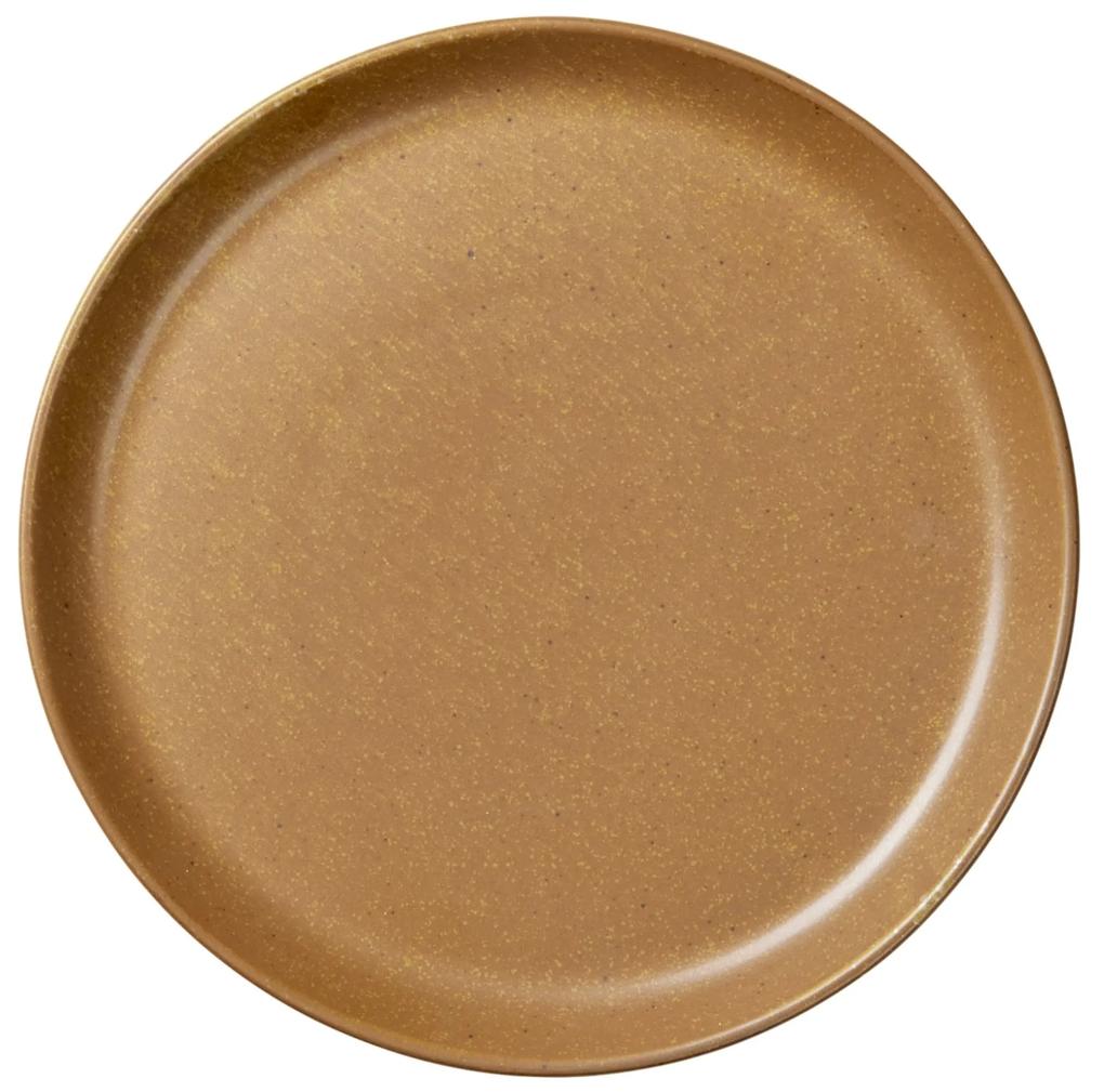 Broste Kameninový tanier Eli Caramel Brown 26 cm
