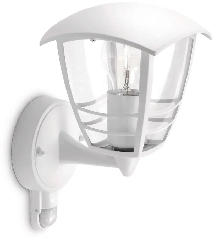 Philips 15388/31/16 - Vonkajšie nástenné svietidlo s čidlom MYGARDEN CREEK 1xE27/60W/230V P0857