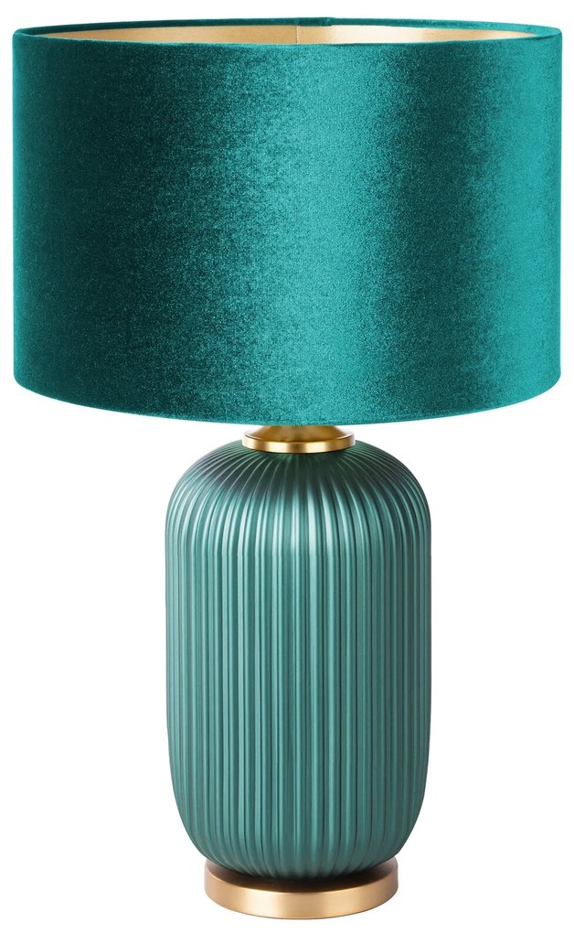 Stolová lampa Laila 3 tyrkysová