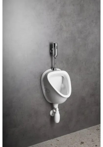 Isvea - Pisoár s horným prívodom, keramika/biela