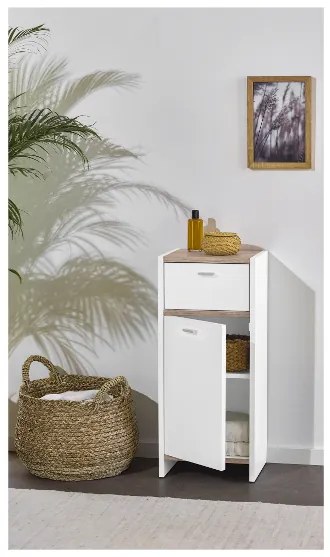 Livarno home Skrinka do kúpeľne, 34 x 79 x 28 cm  (100392455)