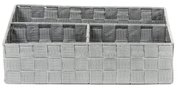Organizér Compactor TEX 32 x 25 x 8 cm, 3 diely, sivá