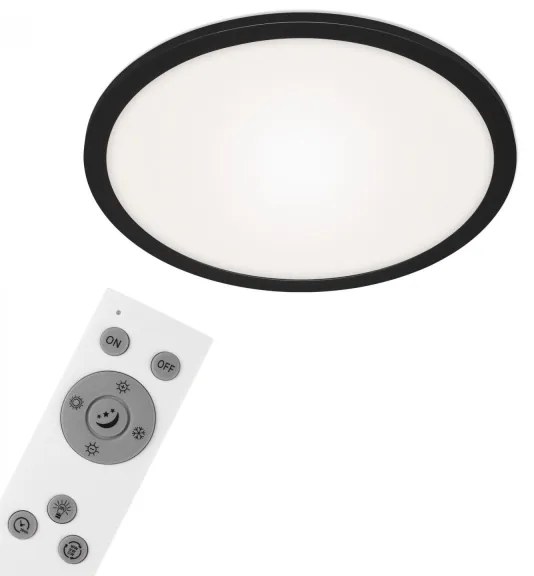 Briloner 7168-015 - LED Stm. stropné svietidlo PIATTO LED/22W/230V čierna + DO