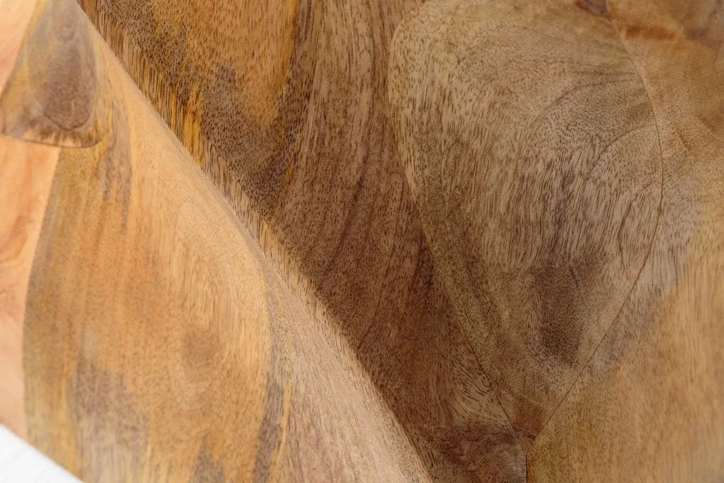 Príručný stolík TWIST 45 cm mangové drevo