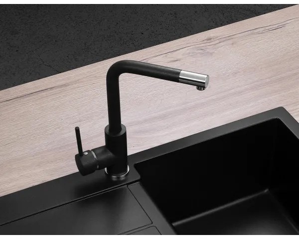 Concept BDG4327BC - Drezová batéria 27,3 cm granit/čierna