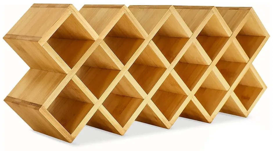 18-dielny bambusový stojan na koreniny