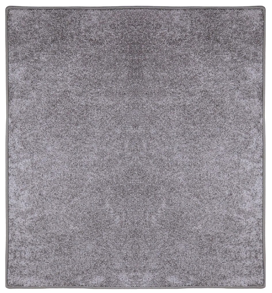 Kusový koberec Capri šedý štvorec, 200x200, šedá, chodba / predsieň, Vopi