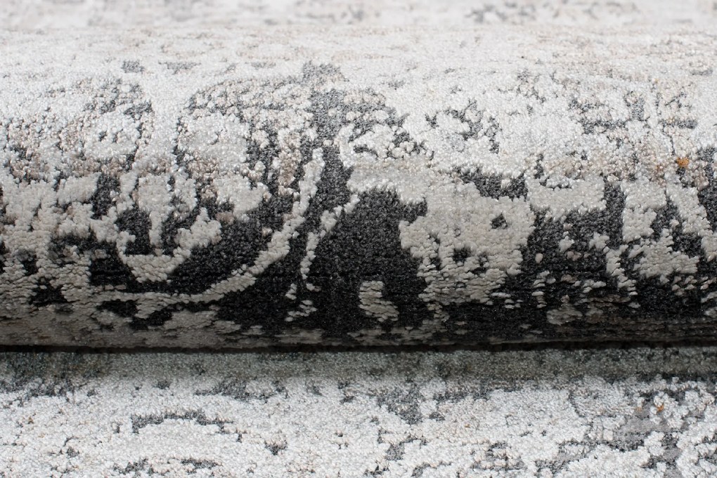 TA Koberec S756B ZMRŠŤOVANIE ANTRACIT FEYRUZ FFR Rozmer: 80x150 cm