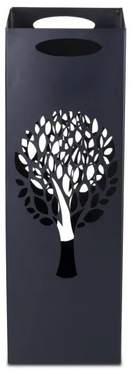 Kovový stojan na dáždniky INDUSTRIAL 60x21 cm čierna