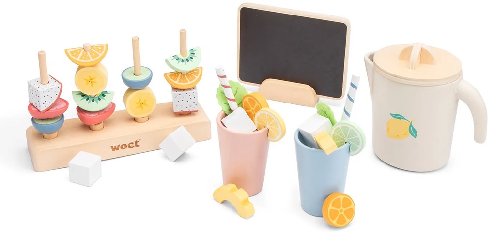 Drevená hracia súprava – letná párty