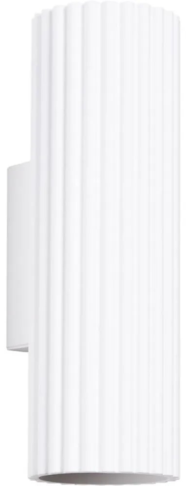 Sollux SL.1647 - Nástenné svietidlo KARBON 2xGU10/10W/230V biela