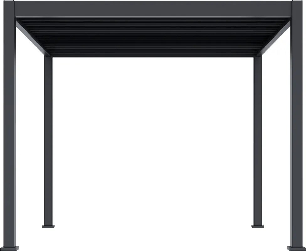 Bioklimatická pergola ECO 3x3 m, oceľ - voľne stojaca