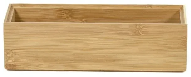 Organizér Compactor Bamboo Box 22,5 x 7,5 x 6,5 cm, prírodné drevo