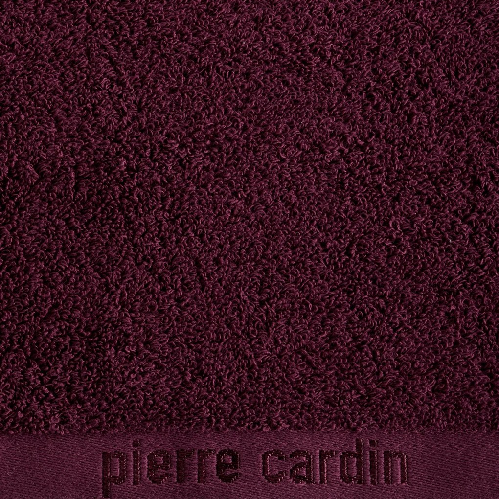 BAVLNENÝ UTERÁK PIERRE CARDIN EVI 50X90 CM BORDOVÁ