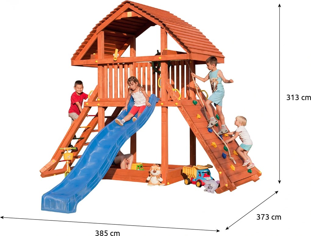 Marimex | Detské ihrisko Marimex Play 003 + modrá šmykľavka | 11640129