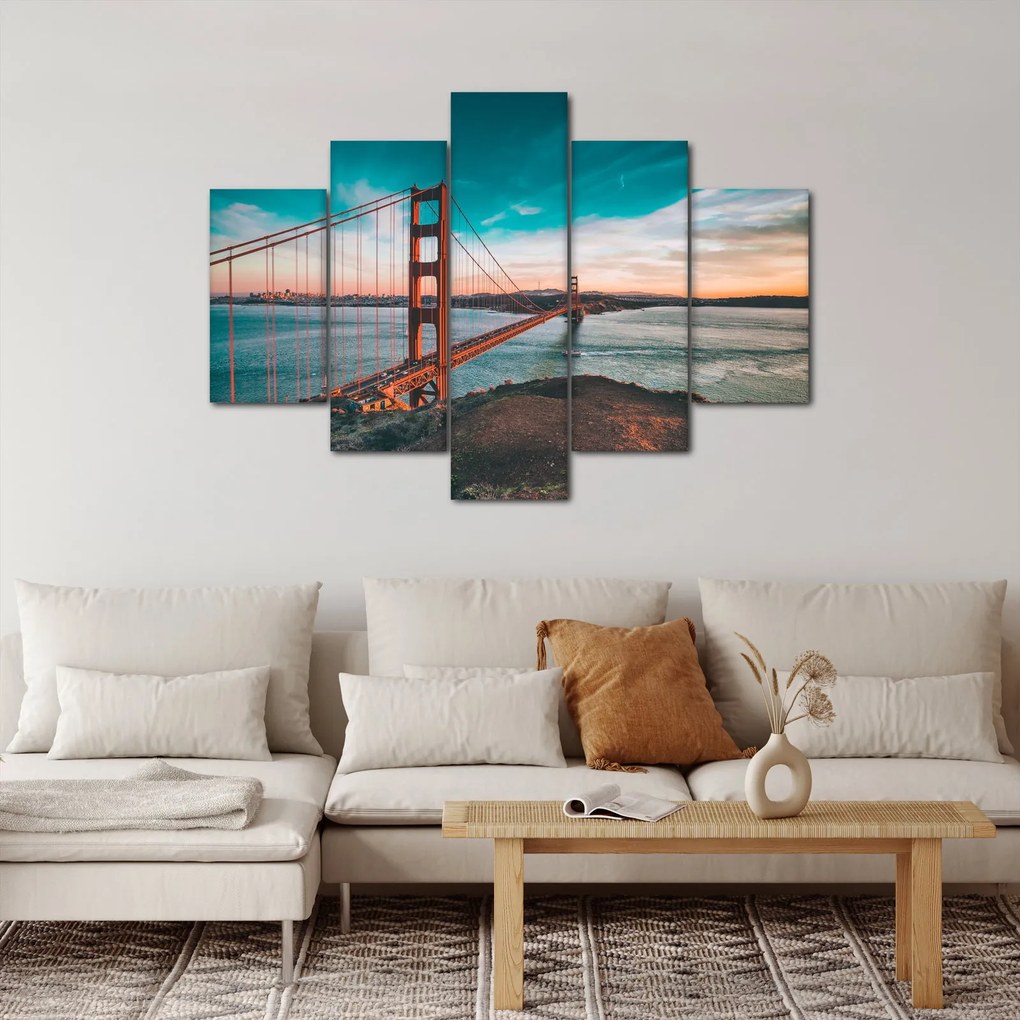 Obraz- Golden Gate, San Francisco (150x105 cm)