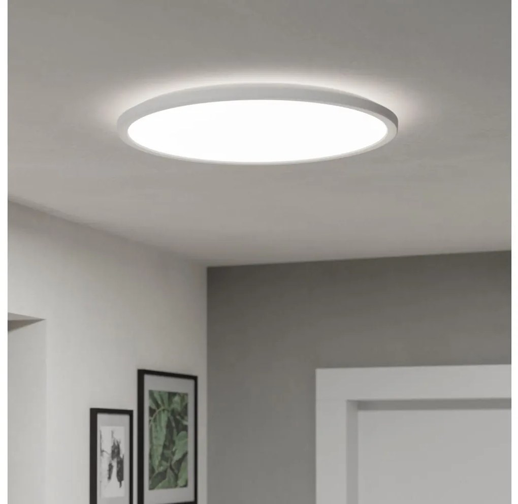 Eglo 901459-LED St. kúpeľ. svietidlo ROVITO-R 16,8W/230V pr.50 cm IP44 biela + DO