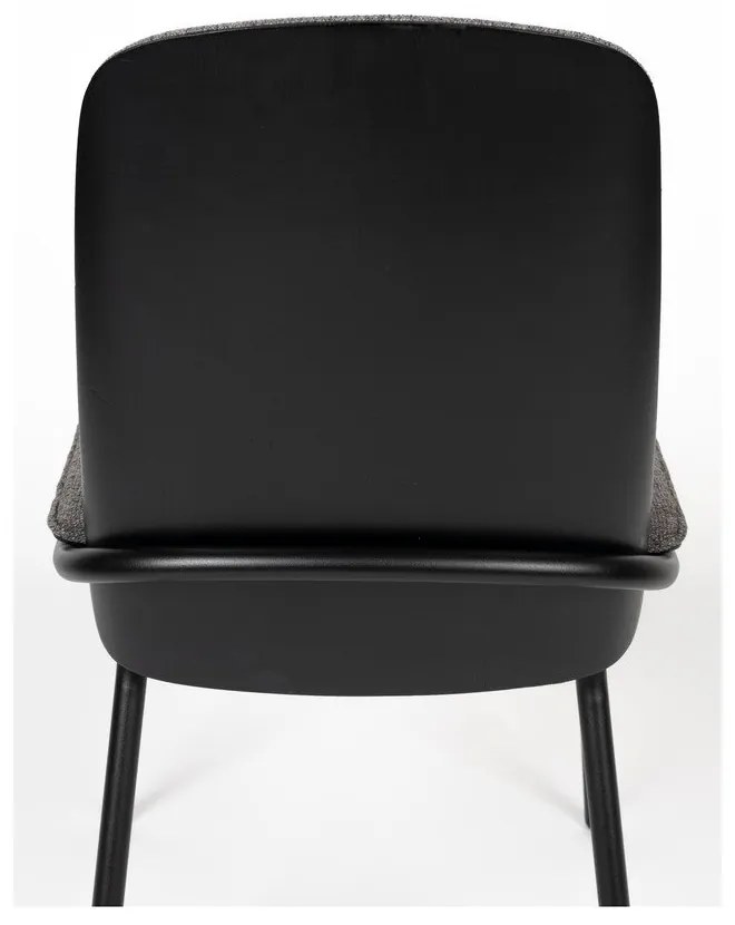 Tmavosivé jedálenské stoličky v súprave 2 ks Clip - Zuiver