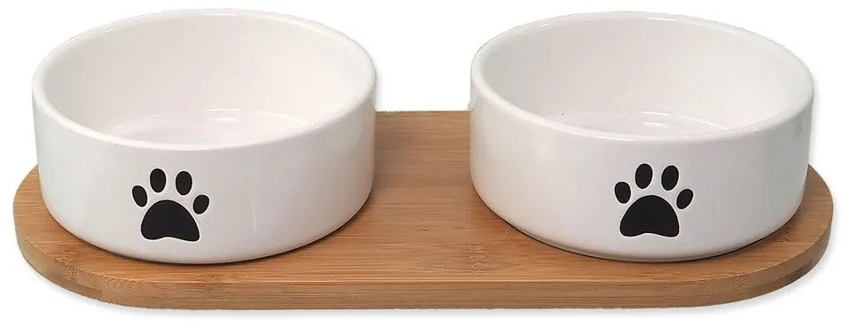 Keramická súprava misiek s podstavcom pre psa ø 13 cm Dog Fantasy – Plaček Pet Products