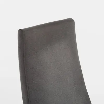 Čalúnená šedá stolička SORIN