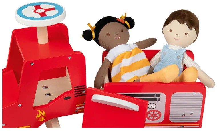 Playtive Drevené odrážadlo Ride-On Truck (červená)  (100372860)