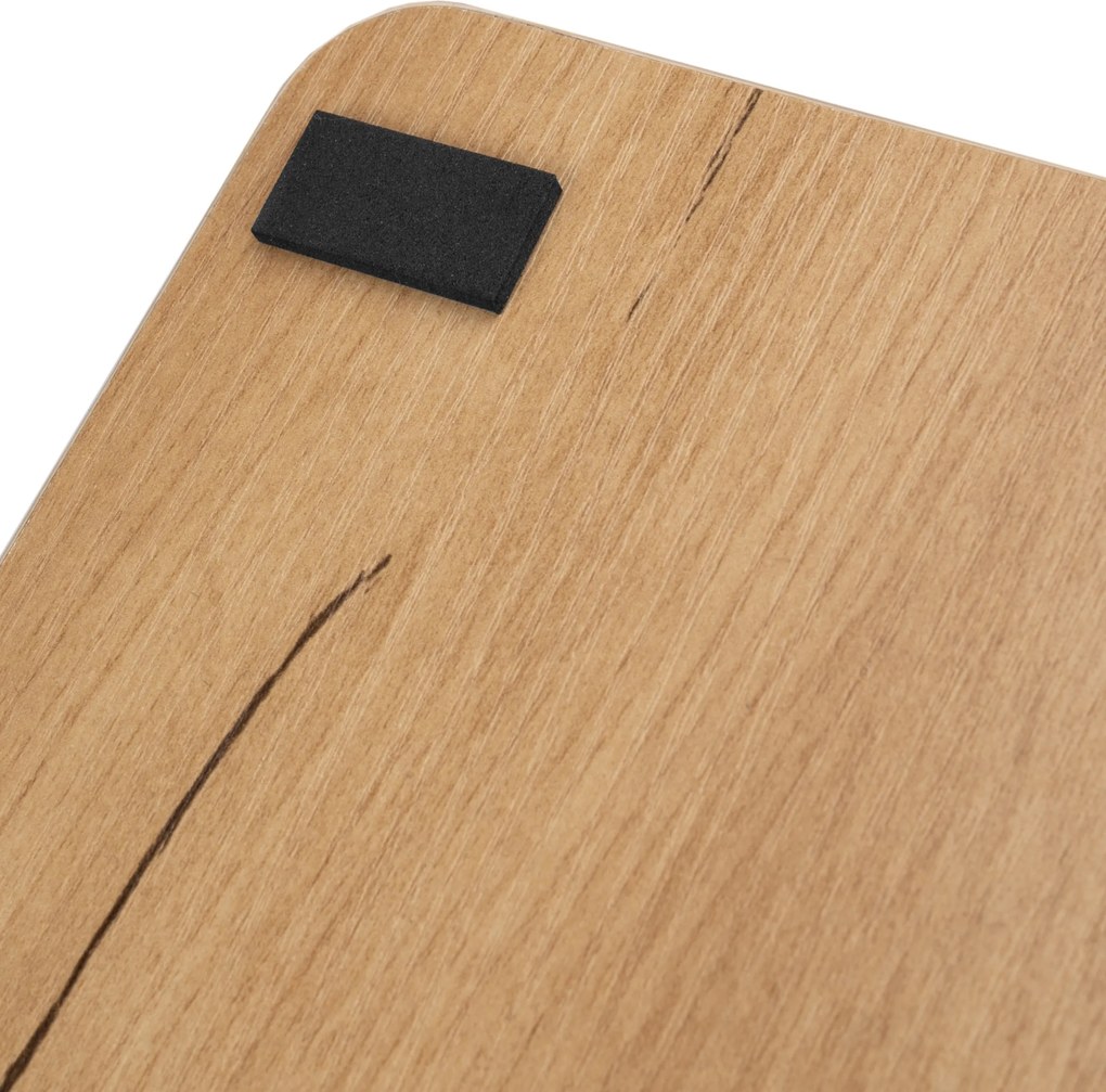 Stojan na květiny BASTIAN grafitový/dub craft