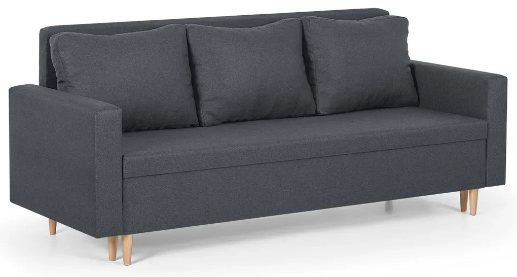 Rozkládací pohovka KENO Tmavě šedá