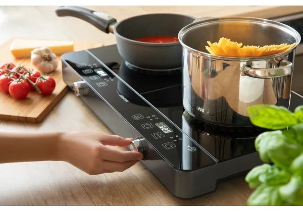 Sencor - Dvojzónový indukční varič s LCD displejom 3400W/230V