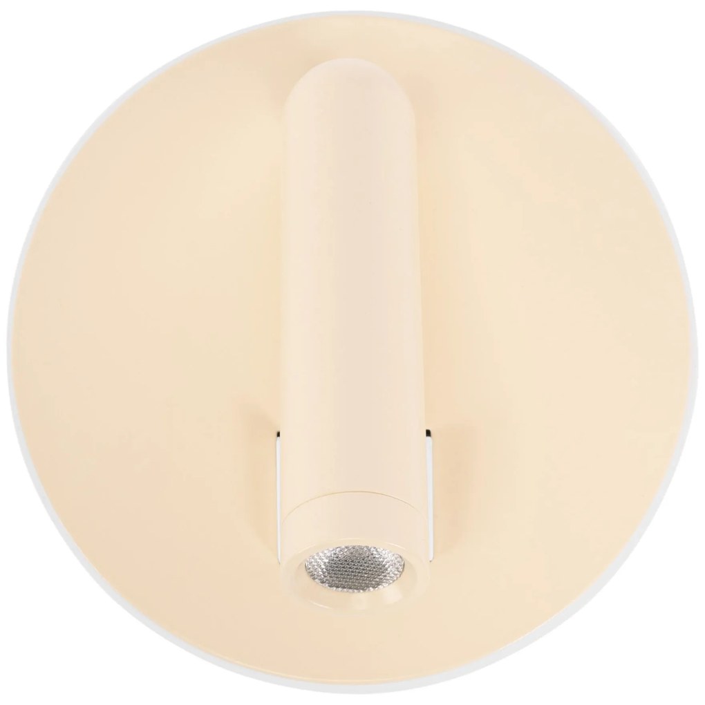 Toolight Toolight, LED nástenné svietidlo 16x14cm, 10W, APP1615-1W, béžová, OSW-06530