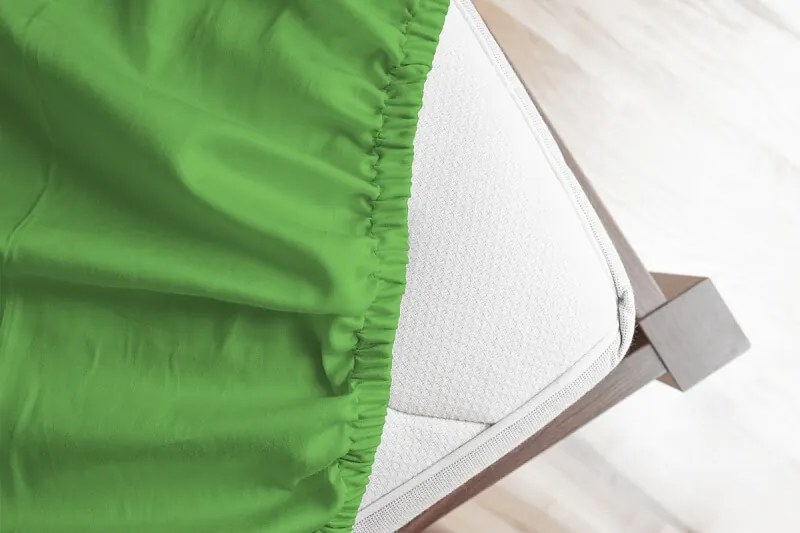 Napínacia plachta na postele - Green Jersey 200/220/25