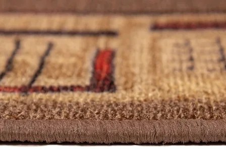 Protišmykový behúň na mieru Jena 44, šíre 100 cm, hnedá, chodba / predsieň, Associated Weavers