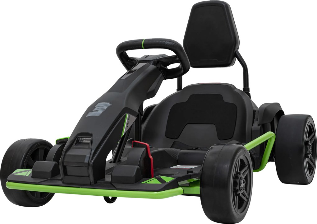 Ramiz Detská motokára na batérie Fast 3 Drift čierna + funkcia Drift + motory 2x150W + rádio LED + pásy